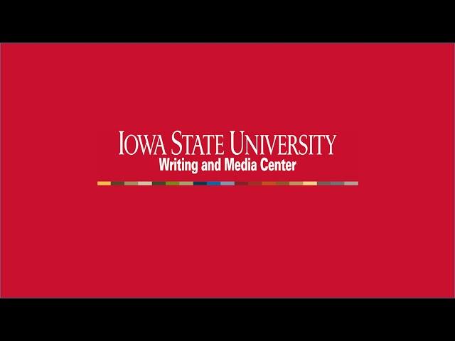 Writing and Media Center Live Stream