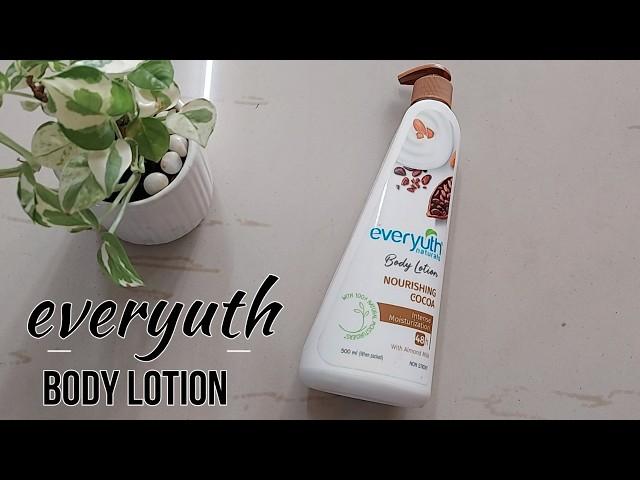 Everyuth Naturals Body Lotion Review in Hindi | Everyuth Natural Nourishing Body Lotion Cocoa Review