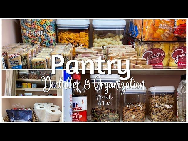 Pantry Organization 2022 | Huge Declutter & Clean with Me 2022