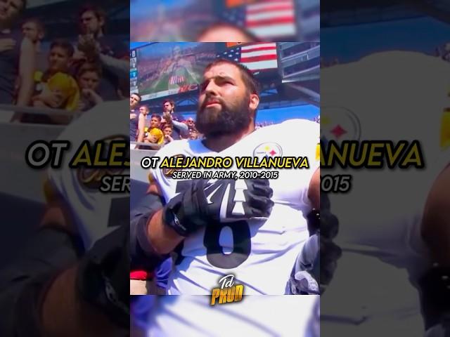 NFL Players Who Served In The U.S. Military  #shorts