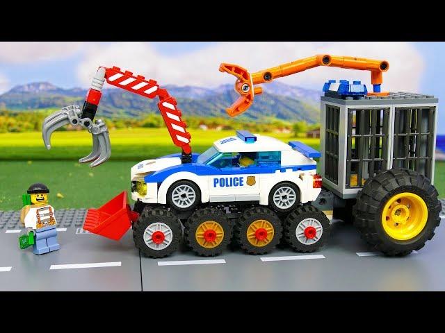 Policeman builds a Super Car - Lego City