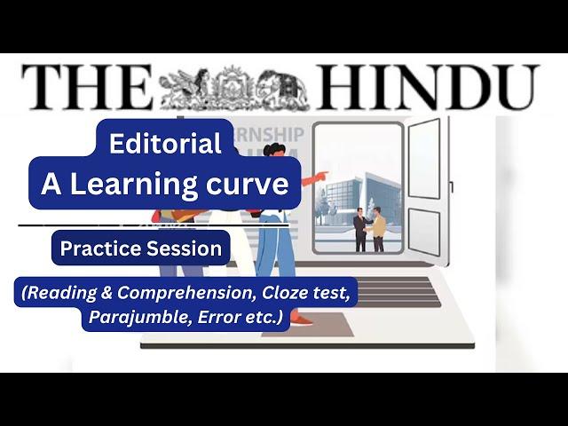 08 October 2024 |The Hindu Editorial Practice Exercise | A learning curve