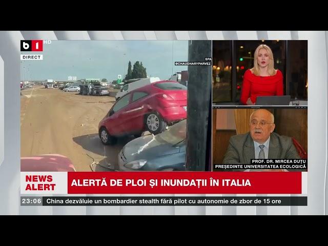 SUDUL ITALIEI, LUAT DE VIITURI.  Știri B1TV_ 13 nov. 2024