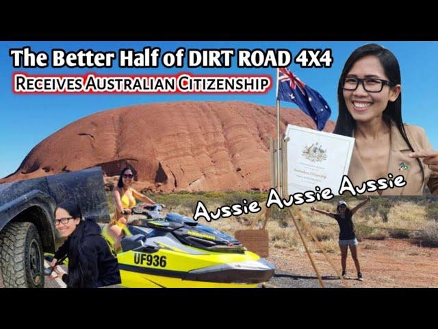 The better half of Dirt Road 4x4 is now an Aussie, Aussie Aussie Aussie oi oi oi