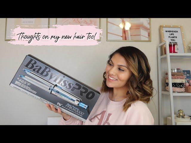 Styling my hair with the BaByliss PRO Nano Titanium PRIMA3000