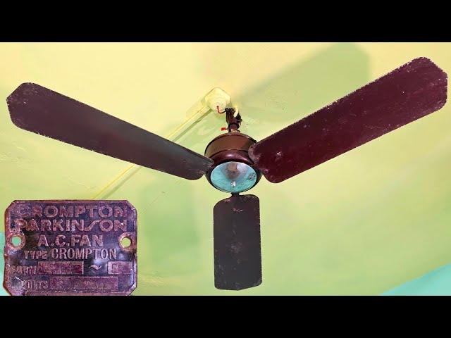 Crompton Parkinson 1918 vs Water Bed | Most Heaviest Ceiling Fan Fall ever in ED Channel's History 