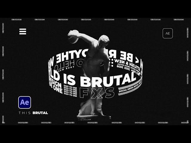 Make Powerful Motion Graphics With Brutalism in After Effects