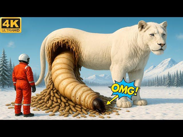 A White Lion Attacked by Millions of Bees Has Just Been Saved in a Daring Arctic Rescue