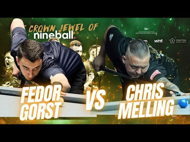 FEDOR GORST VS CHRIS MELLING | WORLD POOL CHAMPIONSHIP 2024 #billiards #9ball #9ballpool