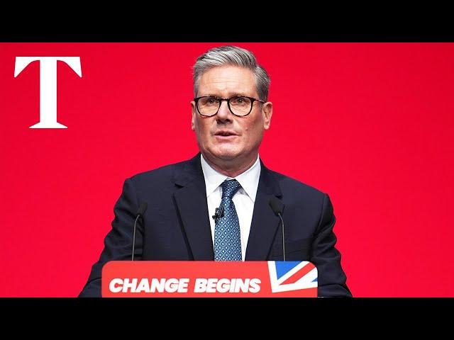 LIVE: Keir Starmer gives first speech at Labour conference as PM