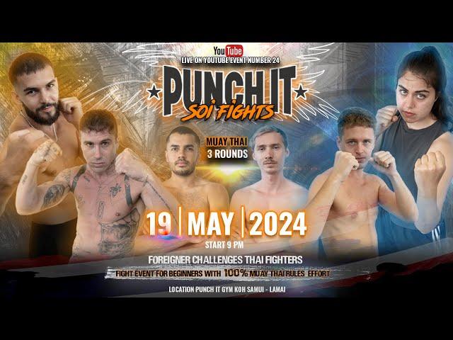 Muay Thai Punch it Soi Fight Thailand - Koh Samui live fight #24