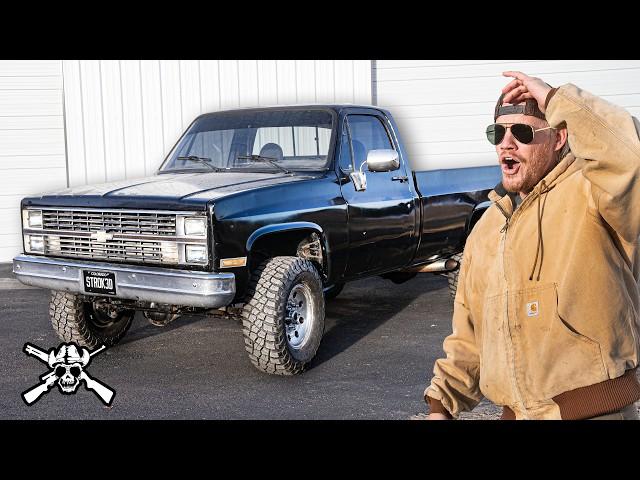 ABANDONED Chevy Squarebody Truck! - Will it RUN AND DRIVE after YEARS in a Field?