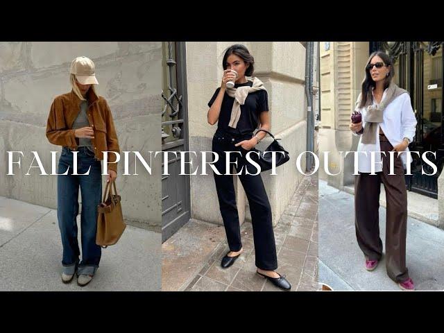 RECREATING FALL PINTEREST OUTFITS 2024 | Casual Outfit Ideas