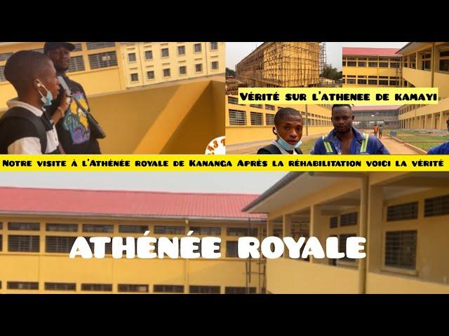 ATHÉNÉE ROYALE DE KAMAYI À KANANGA,  LA RÉHABILITATION NOTRE PREMIÈRE VISITE, VOICI LA VÉRITÉ.