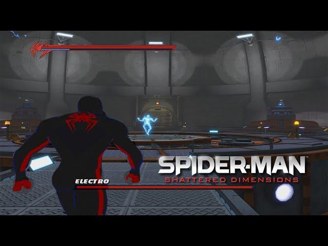 Across the Spider-Verse Suit Miles Vs. Electro Mod in Shattered Dimensions