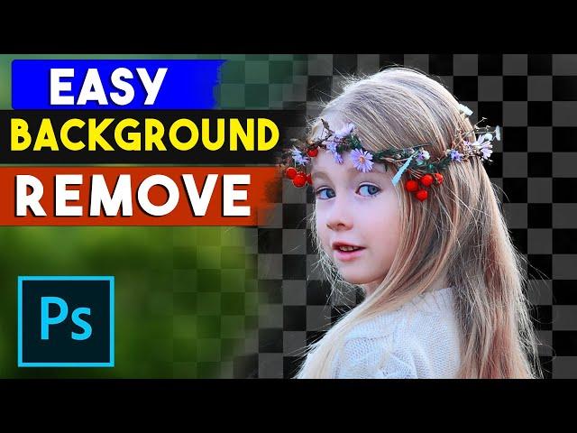 The EASY Background Remover Hidden Tricks in Photoshop Tutorial #removebackground