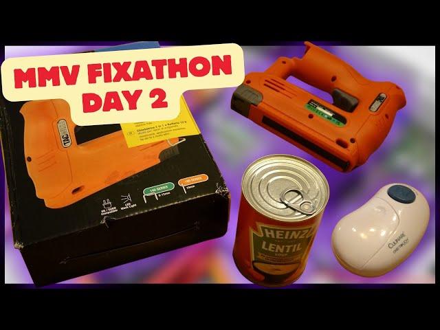 MMV November 2024 Fixathon Day 2 - Electric Staple Tacker - Electric Can Opener