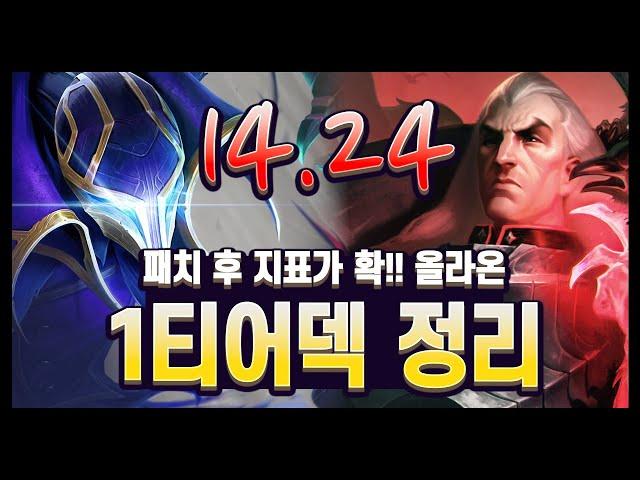 【메타 리포트】패치 후 확 올라온 1티어 덱 총 정리. 14.24 김루윈의 점수 올리는 법 (롤토체스 시즌13)