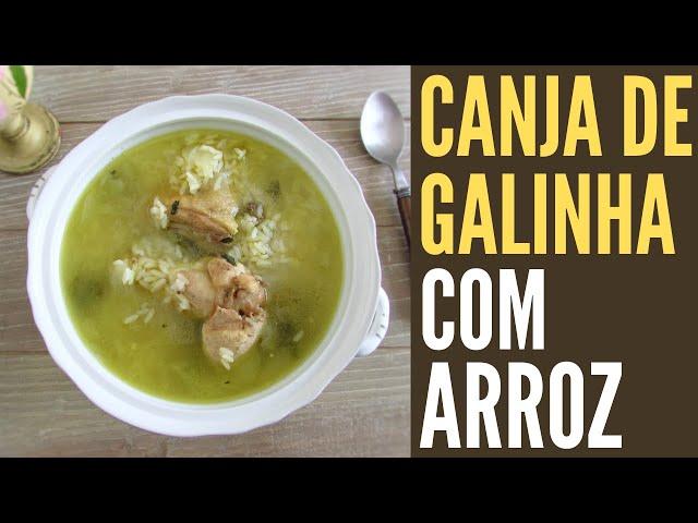 Canja de galinha com arroz | Food From Portugal