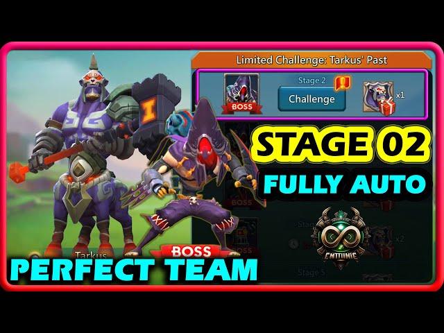 Lords Mobile Limited Challenge Tarkus Past Stage 2 Fully Auto | Vengeful Centaur Stage 2 Fully Auto