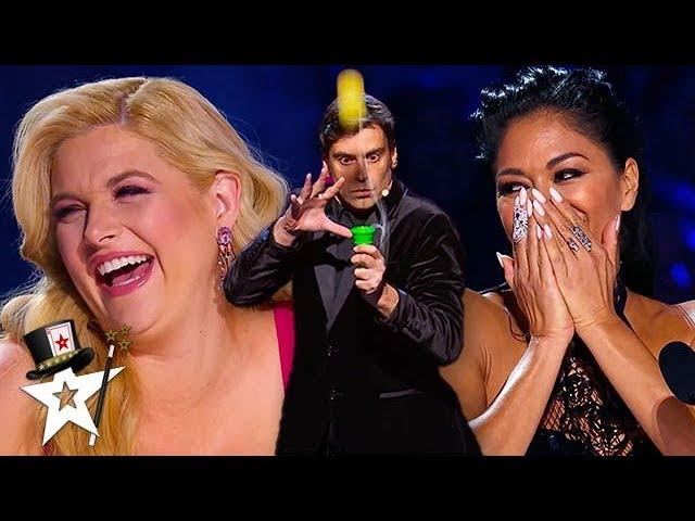 Judges CAN'T STOP Laughing At Funny Magician | Magicians Got Talent