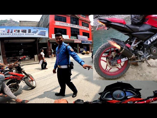 My bike caught by Traffic police        bad day || Roila Vlogs || Beni, myagdi ||