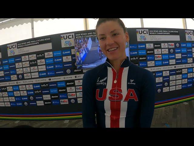 Dygert 3rd in the ITT at the 2024 World Championships in Zürich: "Of course I'm bummed"