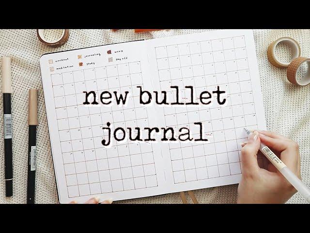 New 2021 Bullet Journal For Self-Care and Productivity | PLAN WITH ME