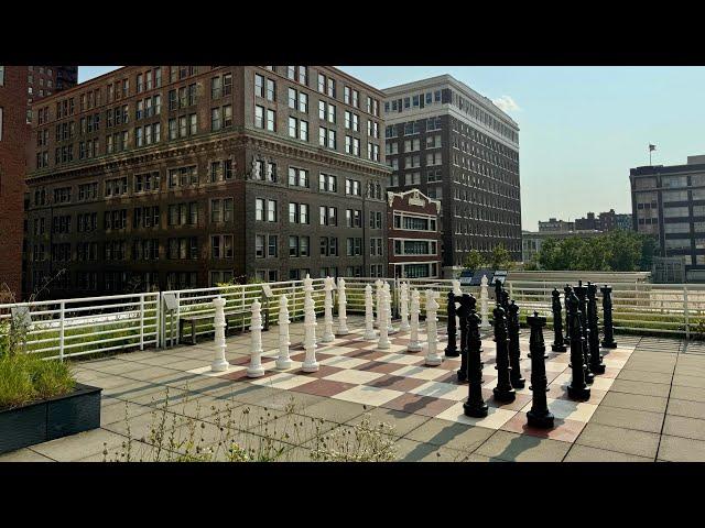 Rooftop City View At The Kansas City Public Library!