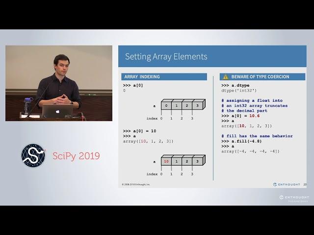 Introduction to Numerical Computing with NumPy | SciPy 2019 Tutorial | Alex Chabot-Leclerc