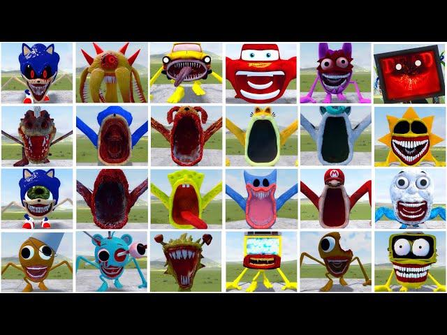 I PLAYED DEATHMATCH GAME WITH ALL SHIN SONIC TAPES FAMILY AND SEA EATER FAMILY in Garry's Mod!