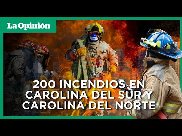 Alerta máxima en Carolina del Sur: Incendios forestales consumen miles de acres | La Opinión