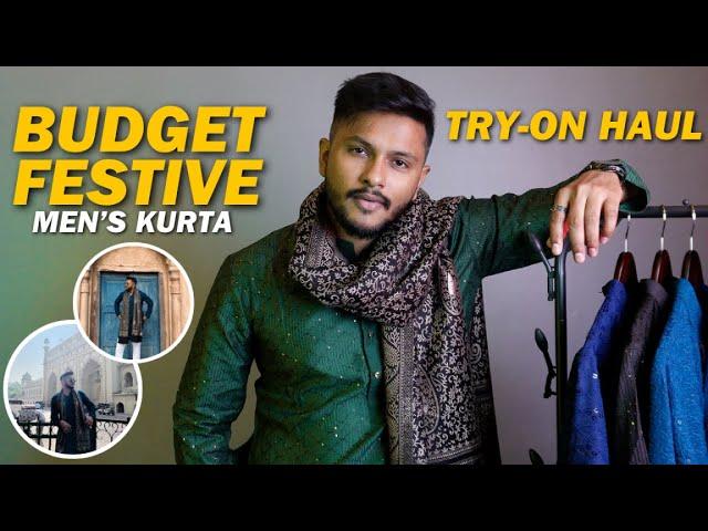 BEST BUDGET KURTAS FOR DIWALI AND WEDDING SEASON 2025 | MYNTRA Sale 2024 | KURTA HAUL MEN