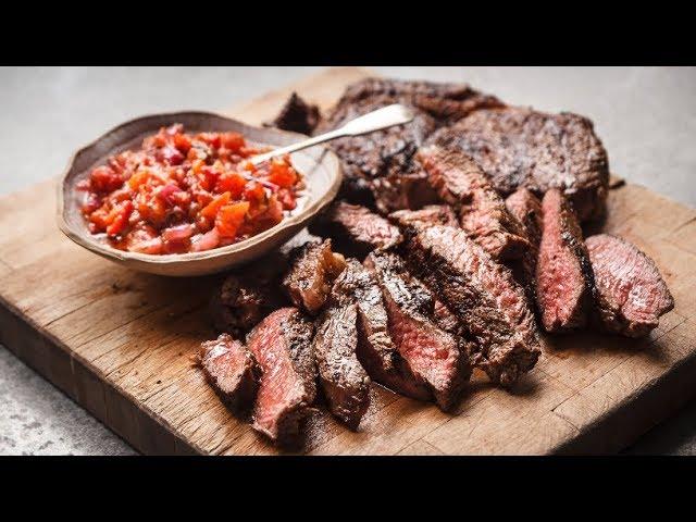 Genevieve Taylor's Ribeye Steaks Grilled on a Napoleon BBQ