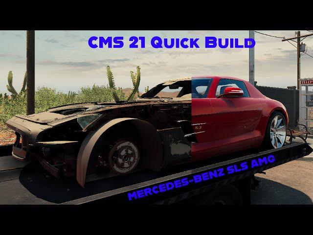 SALVAGE MERCEDES SLS AMG GETS A FULL REBUILD ∥ CMS 21 QuickBuild