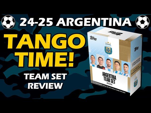 2024-25 Topps Argentina AFA Team Set Soccer Box Review