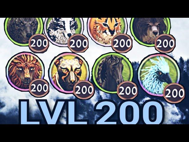 WildCraft || Прокачка Всех Зверей До 200 Уровня !