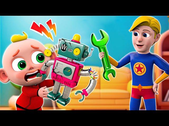 My Superhero Dad Song | Where Is My Superhero Dad? | Funny Kids Songs & More Nursery Rhymes