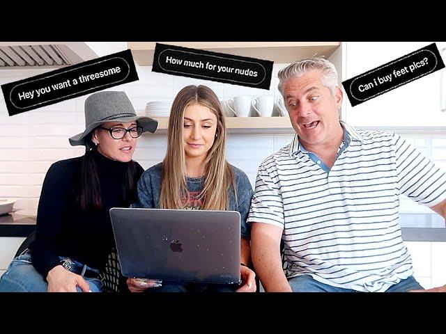 SHOWING MY PARENTS MY INSTAGRAM DM'S