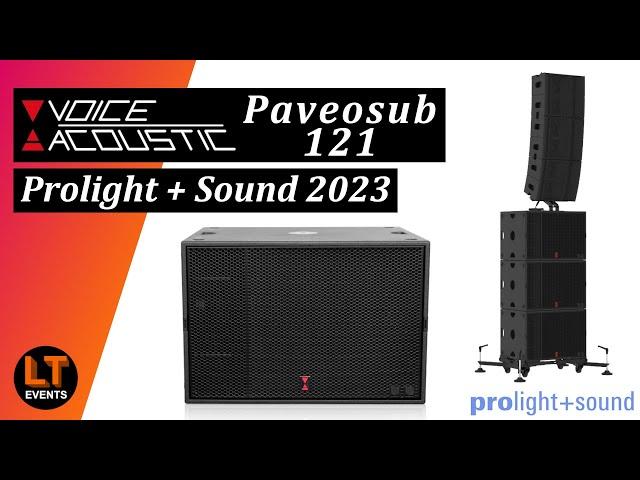 Der erste 21'' Subwoofer von Voice Acoustic! | Paveosub-121 | Prolight +Produktvideo Soound 2023