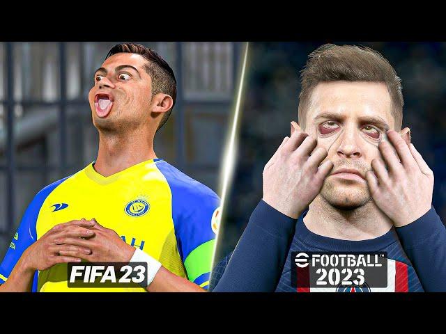 [UPDATED] FIFA 23 vs eFootball 2023 Comparison : Graphics, Player Animation, Celebrations, etc.