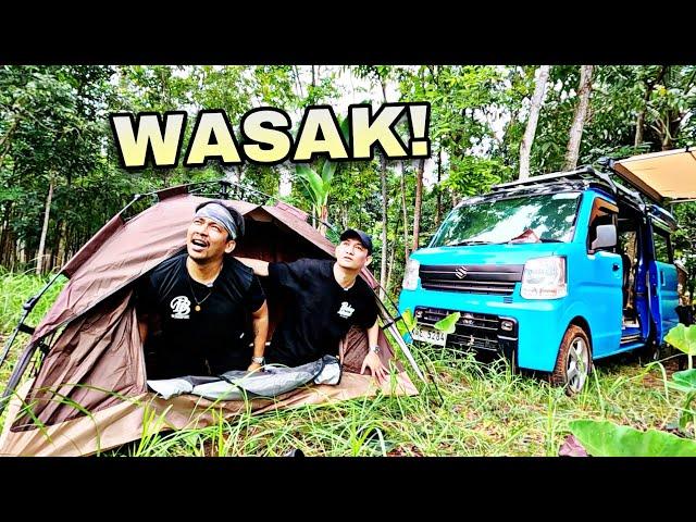 MINIVAN TENT CAMPING SET UP | BAKIT TATAGAIN?