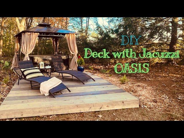 DIY Deck with Jacuzzi Oasis