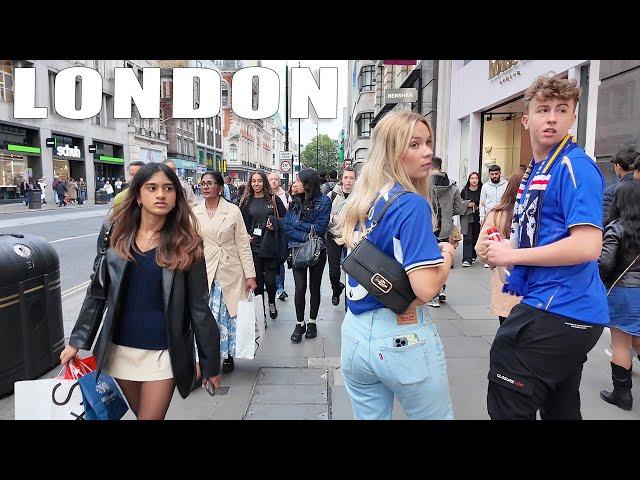 [4K] Walking Through London's Busiest Shopping Street | London Walking Tour 2024