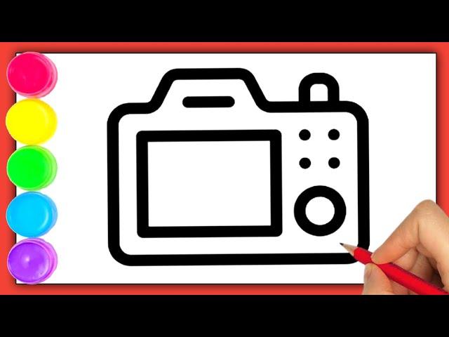 Camera Drawing || How To Draw Camera Easy Step By Step