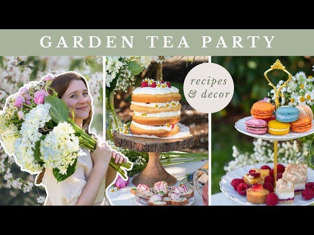 a whimsical cottagecore garden tea party 🫖 recipes & decor ideas