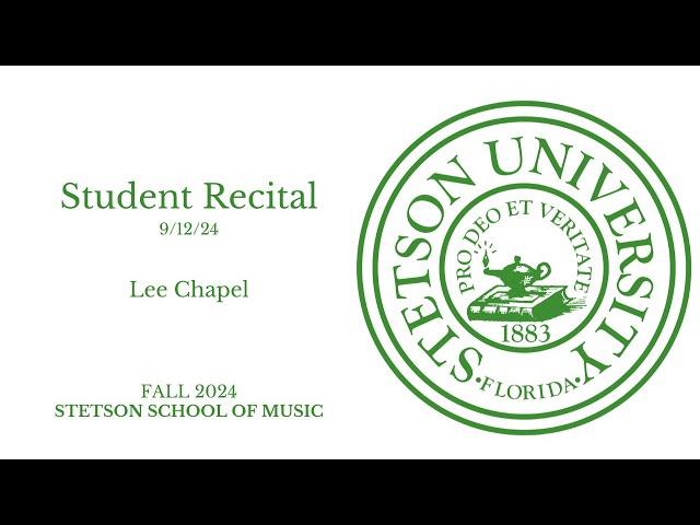 Student Recital - 09/12/2024