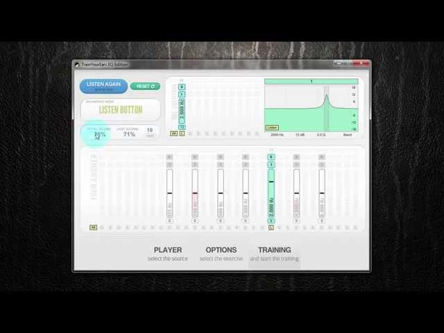 Ear Training Software - Train Your Ears EQ Edition