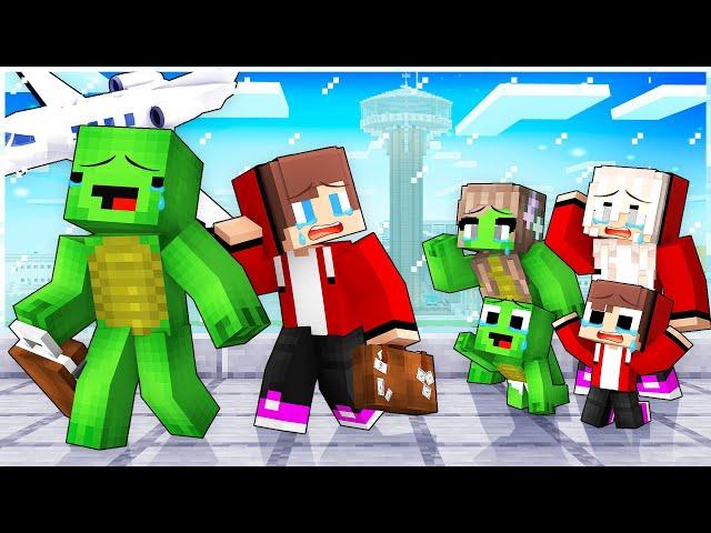 Mikey and JJ MOVE AWAY in Minecraft (Maizen)