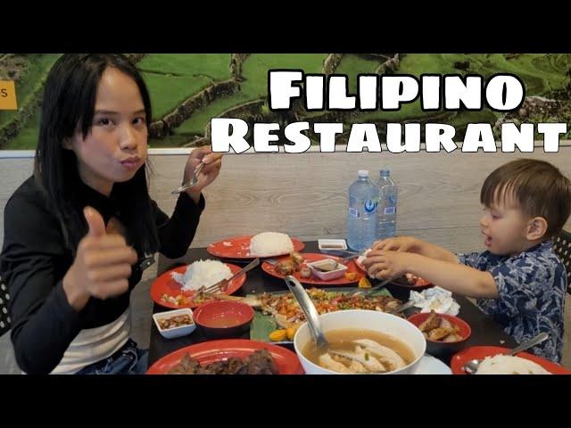 First time namin kumain Sa Labas| Sa Filipino Restaurant in Australia Grabi Ang Saya ko